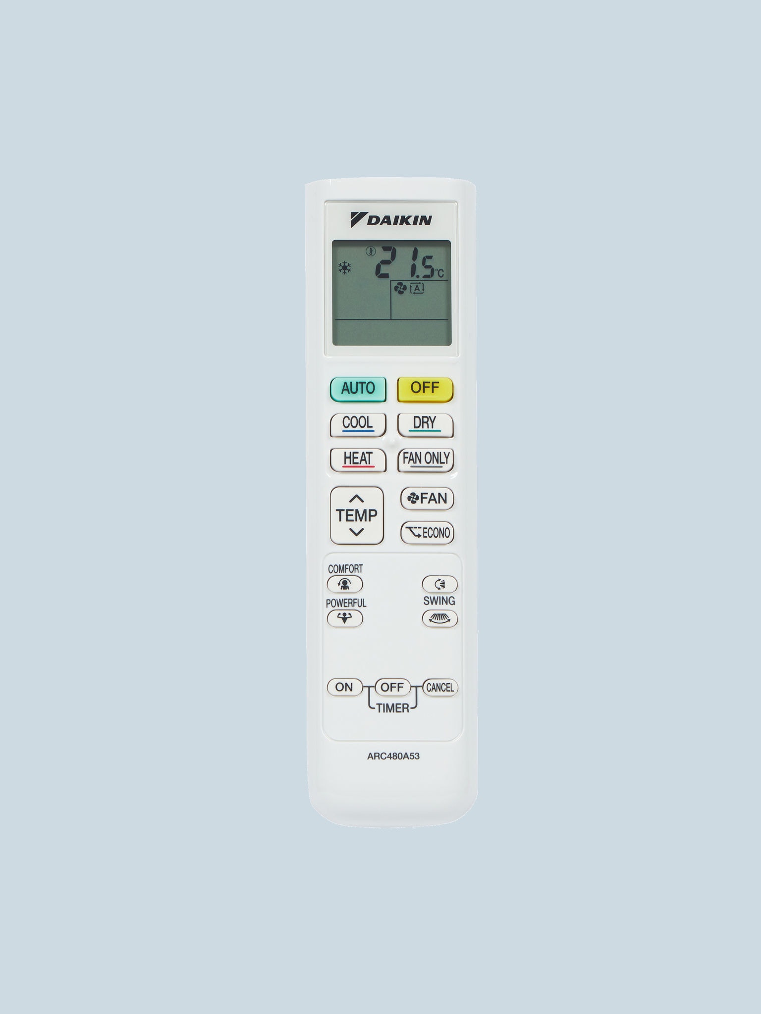 Packshots: Fernbedienung einer Klimaanlage „Sensira“