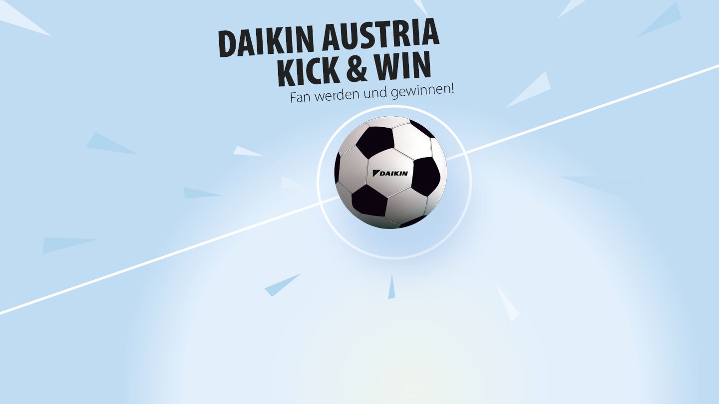 Daikin Gewinnspiel Kick & Win