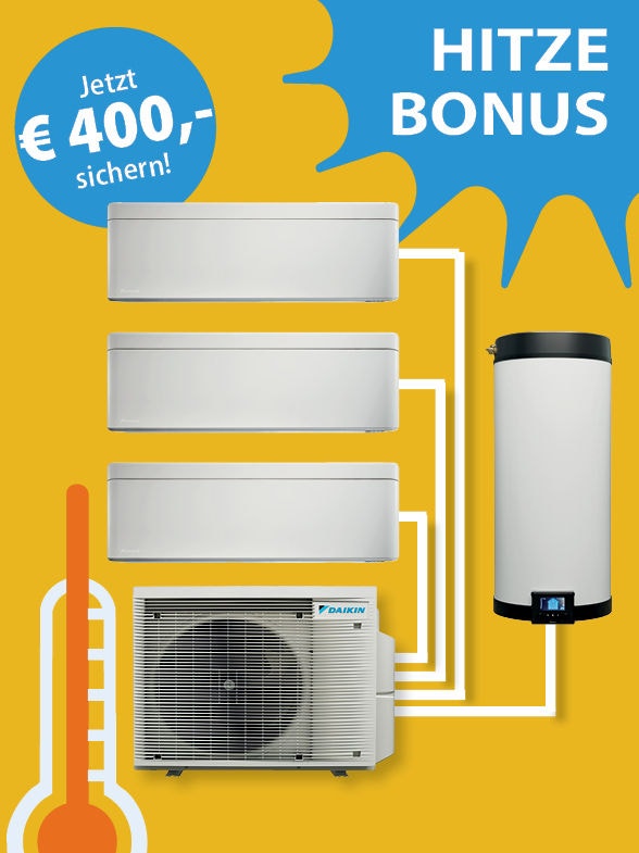 Hitzebonus mit Daikin Multi +