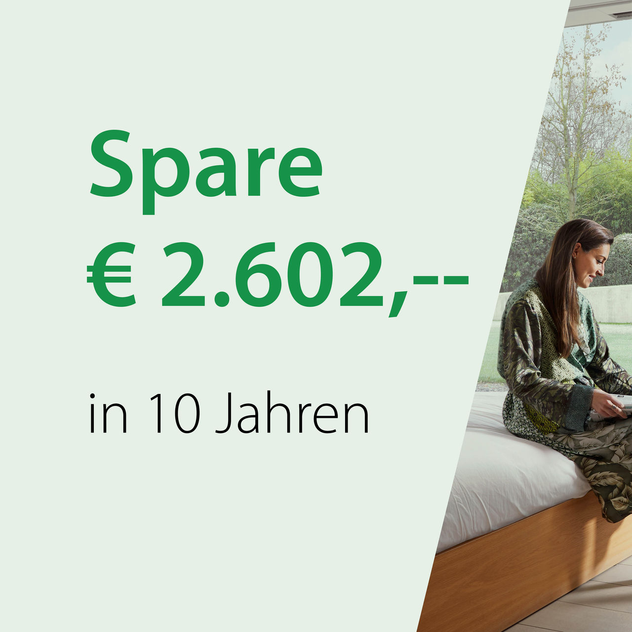 Einsparungen am Ende des prognostizierten Zeitraums