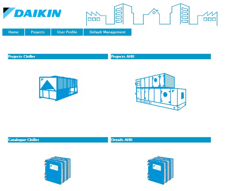 Auslegungssoftware für Kaltwassersätze