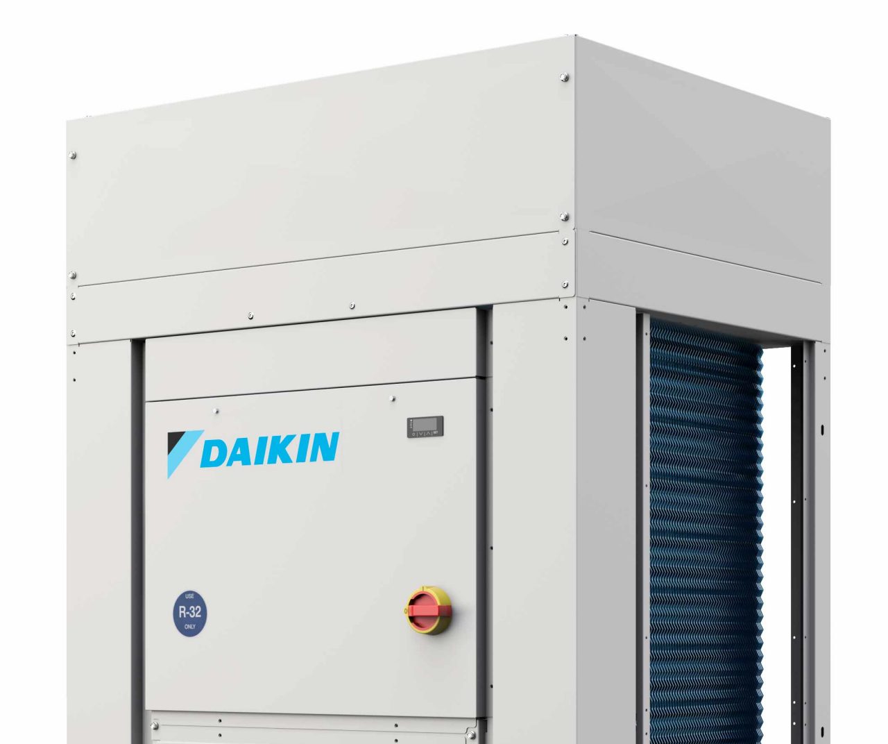 Kleiner Inverter-Kaltwassersatz mit R-32 für 16 bis 25 kW